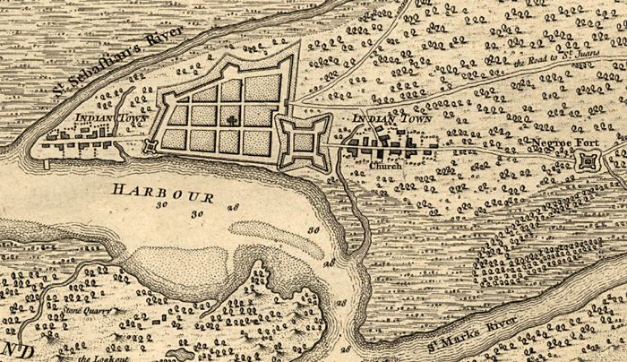 Detail - Plan of the Town and Harbour of St. Augustine