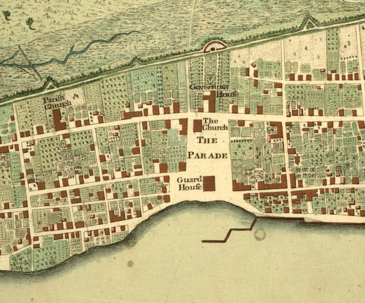 Detail - Plan of the Town of St. Augustine the capital of East Florida
