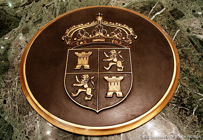 Seal Of Quality With Country Flag And Text Made In Spain Royalty