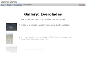 screencap of Gallery: Everglades
