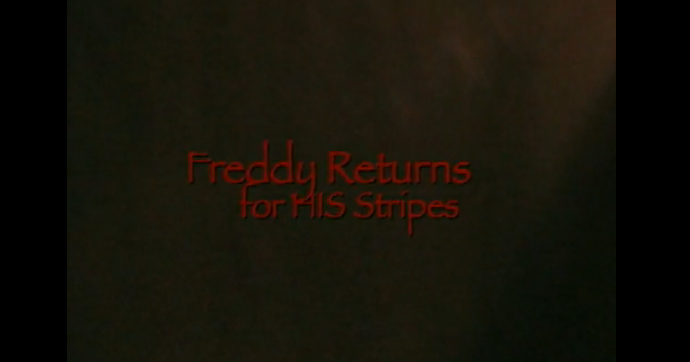 Freddy Returns for His Stripes