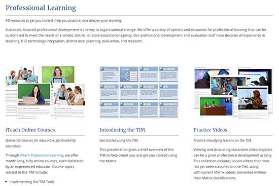 Professional Learning | TIM