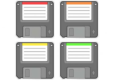Diskettes (Multiple Colors)