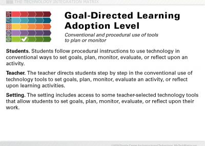 Goal-Directed Adoption Slide