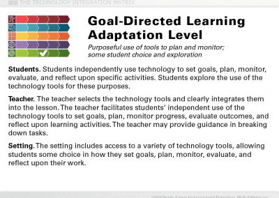 Goal-Directed Adaptation Slide