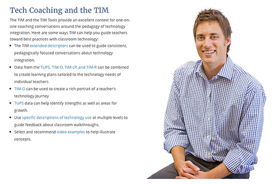 Tech Coaching and the TIM | TIM
