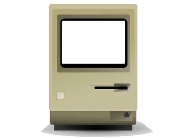 Mac All-In-One Computer with Screen Knockout