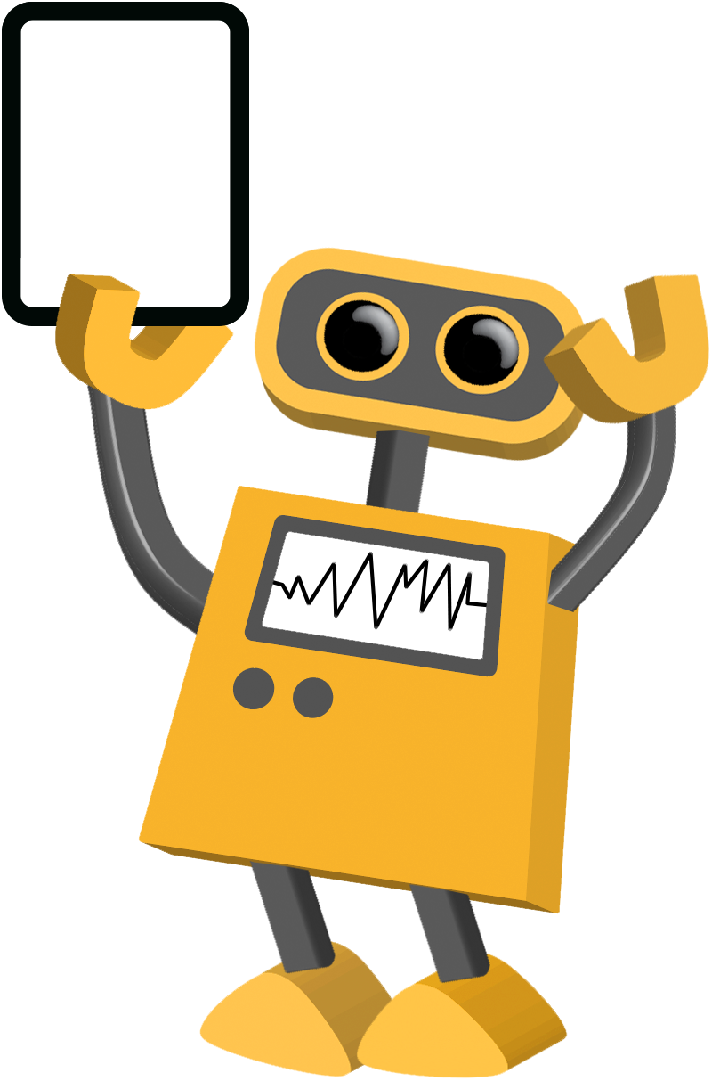 Robot 22: Bot Holding Solid Tablet | TIM