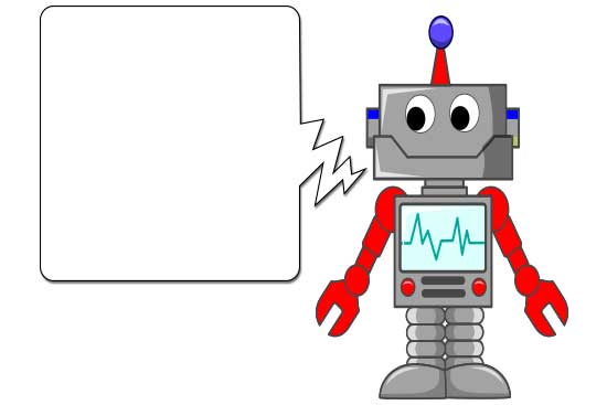 Friendly Robot Cartoon Slide
