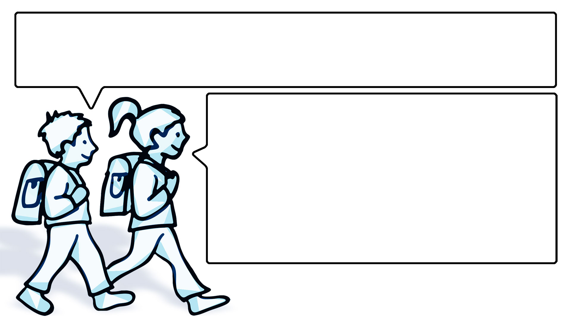 student walking clip art black and white