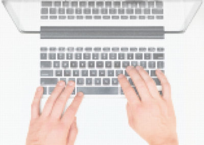 Hands at Keyboard
