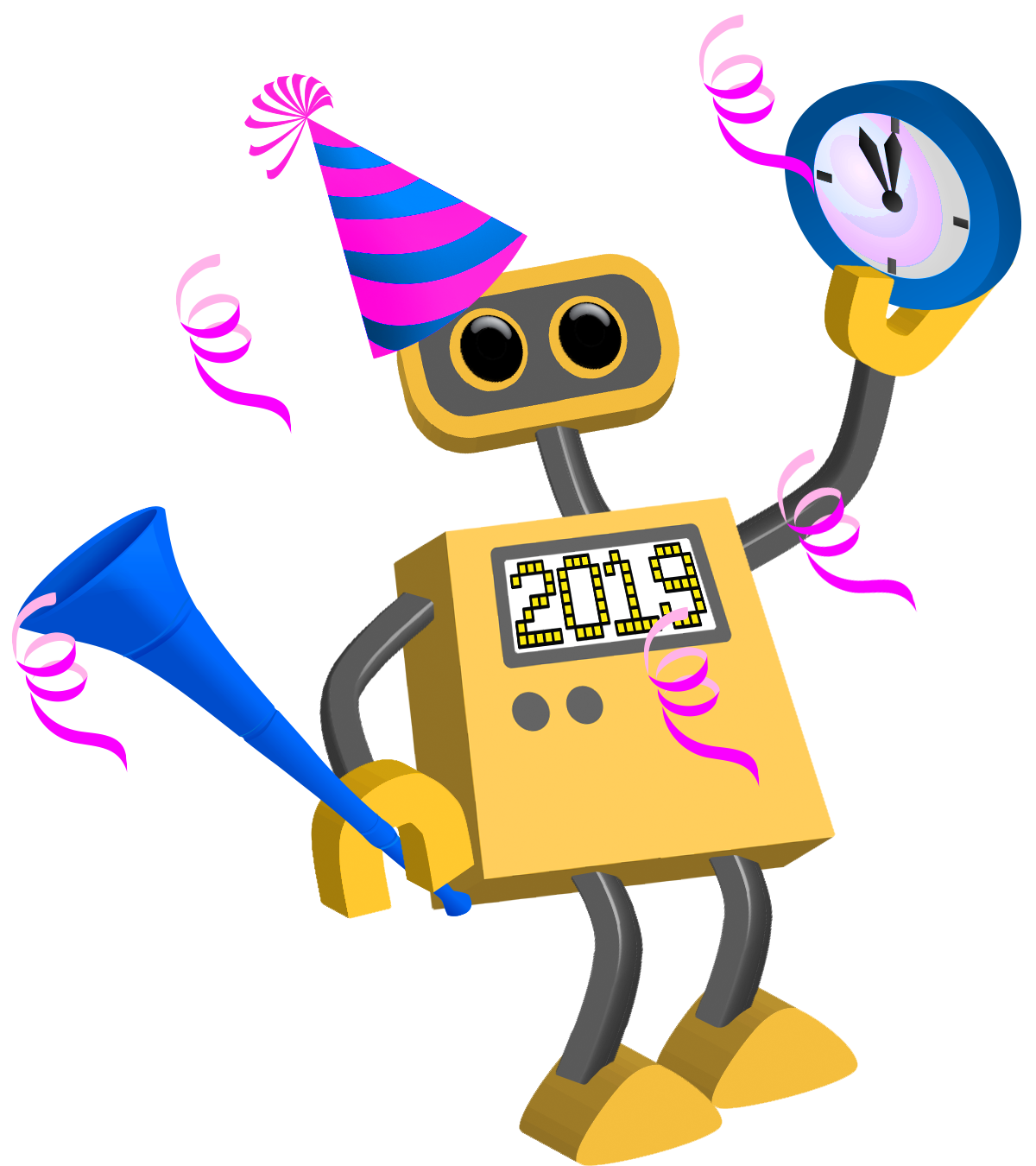Robot 76: Happy New Year 2019 | TIM