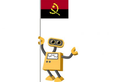 Robot 39-AO: Flag Bot, Angola