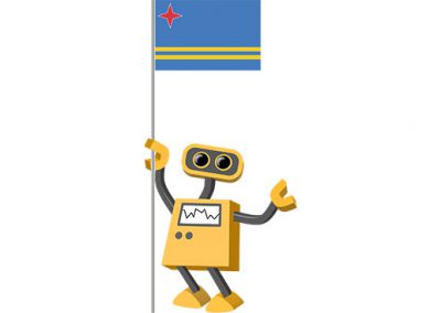 Robot 39-AW: Flag Bot, Aruba