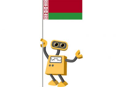 Robot 39-BY: Flag Bot, Belarus