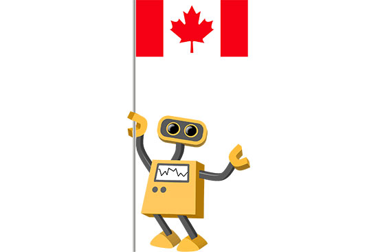 Robot 39-CA: Flag Bot, Canada