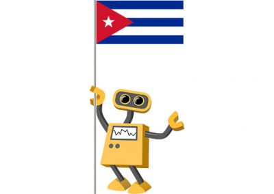 Robot 39-CU: Flag Bot, Cuba