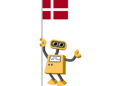 Robot 39-DK: Flag Bot, Denmark