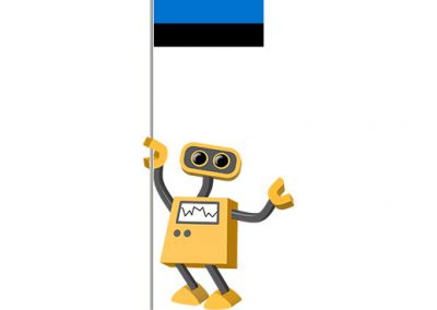 Robot 39-EE: Flag Bot, Estonia