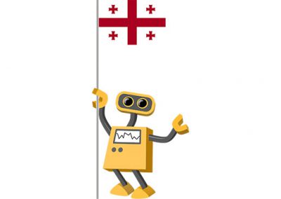 Robot 39-GE: Flag Bot, Georgia