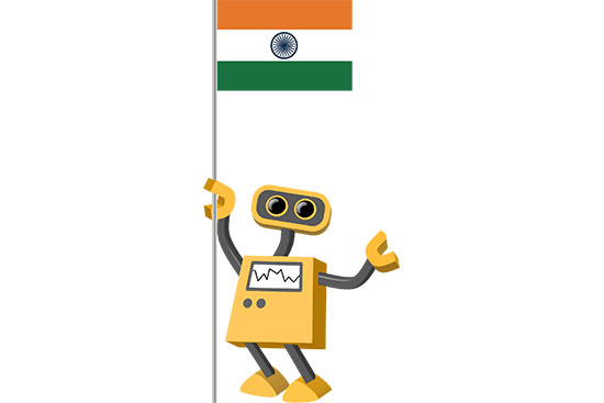 Robot 39-IN: Flag Bot, India