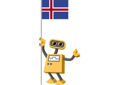 Robot 39-IS: Flag Bot, Iceland