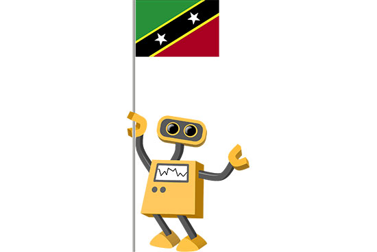 Robot 39-KN: Flag Bot, Saint Kitts and Nevis