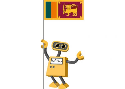 Robot 39-LK: Flag Bot, Sri Lanka