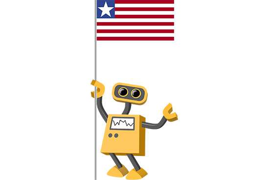 Robot 39-LR: Flag Bot, Liberia
