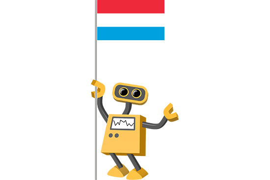 Robot 39-LU: Flag Bot, Luxembourg