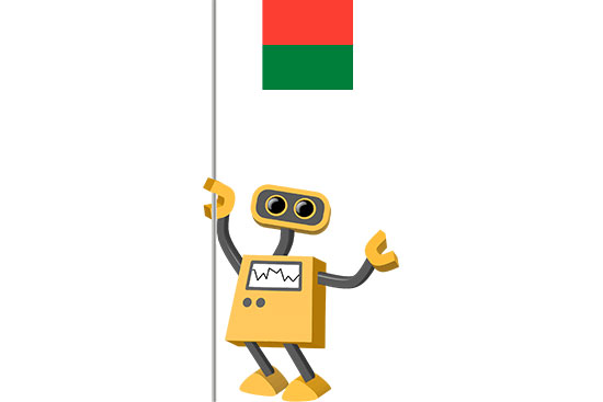 Robot 39-MG: Flag Bot, Madagascar