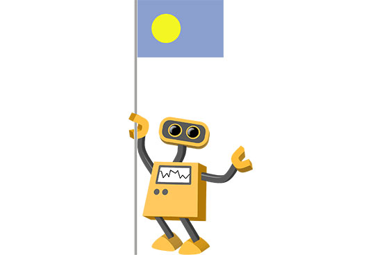 Robot 39-PW: Flag Bot, Palau