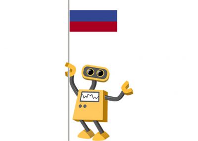 Robot 39-RU: Flag Bot, Russia