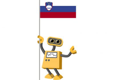 Robot 39-SI: Flag Bot, Slovenia