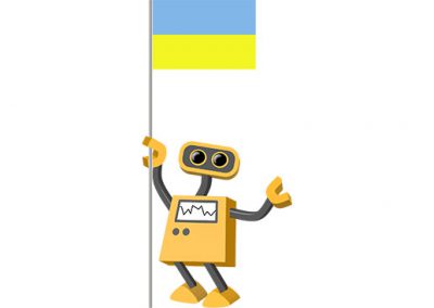 Robot 39-UA: Flag Bot, Ukraine