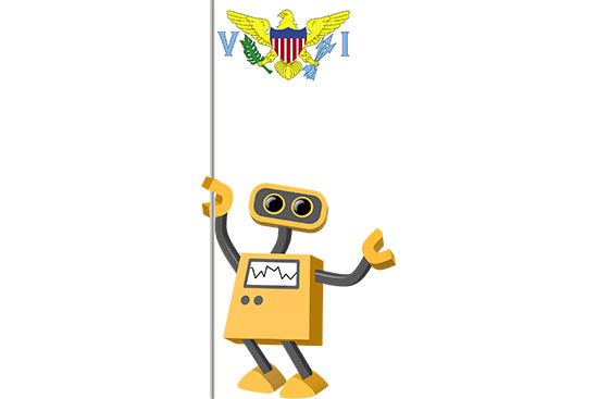 Robot 39-VI: Flag Bot, U.S. Virgin Islands