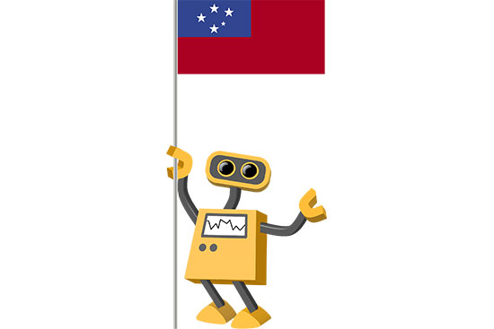 Robot 39-WS: Flag Bot, Samoa