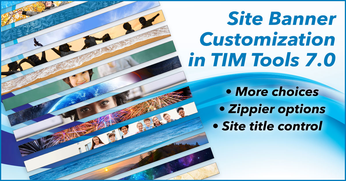 Site Banner Customization | TIM