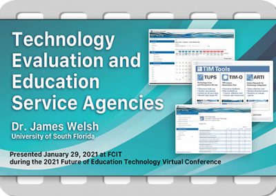 Technology Evaluation and Educational Service Agencies