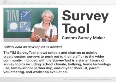 Survey Tool Introduction Slide