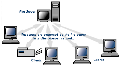 what is a client server network