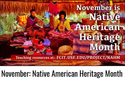 November: Native American Heritage Month