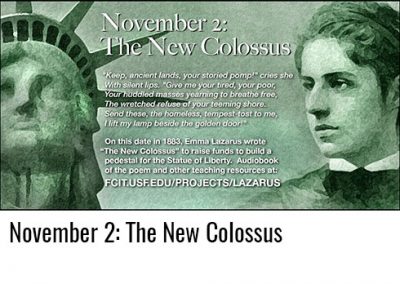 November 2: The New Colossus