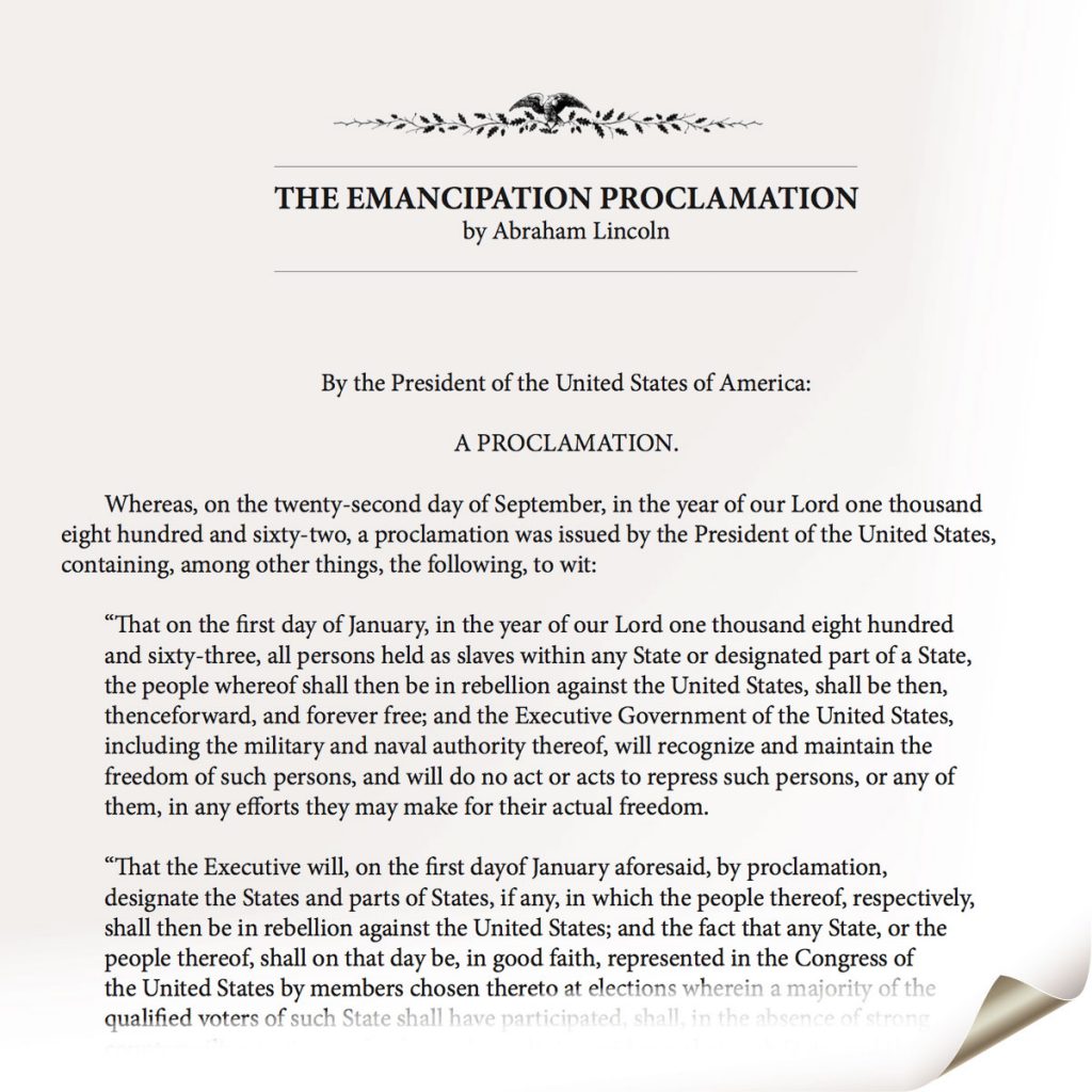 essay about the emancipation proclamation