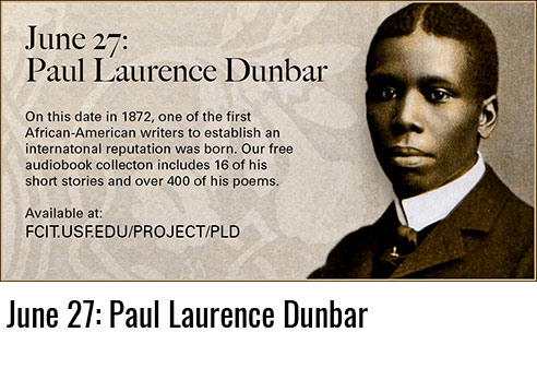 June 27: Paul Laurence Dunbar
