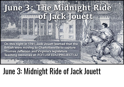 June 3: Midnight Ride of Jack Jouett