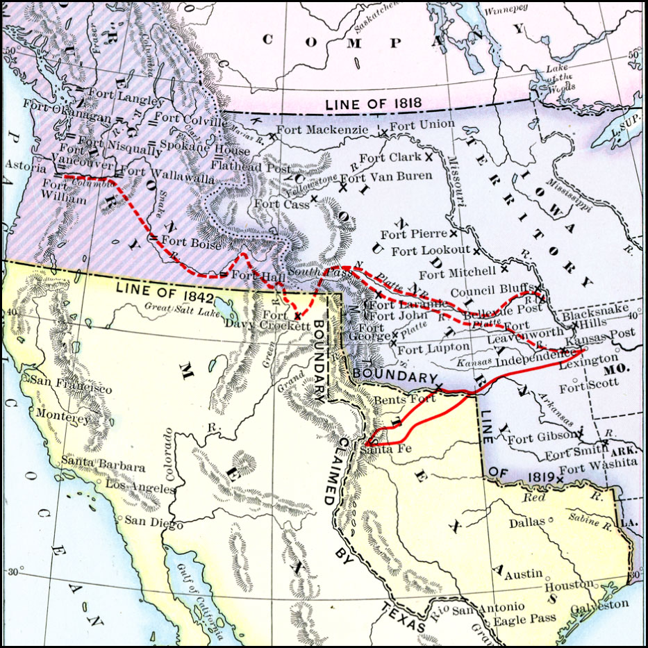 New Goods Listing Cost Less All The Way Oregon Trail Kansas 1 Of 7 Topo
