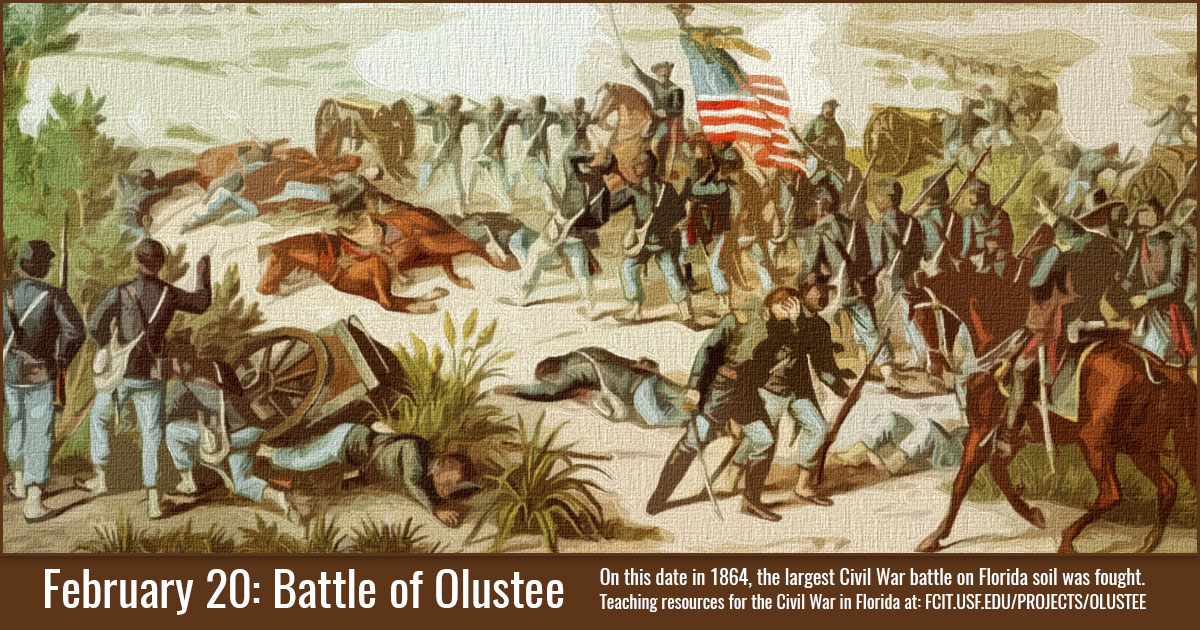 February 20 Battle Of Olustee Fcit