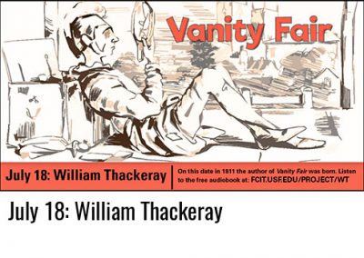 July 18: William Thackeray