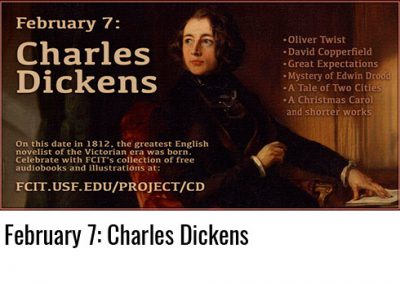 February 7: Charles Dickens